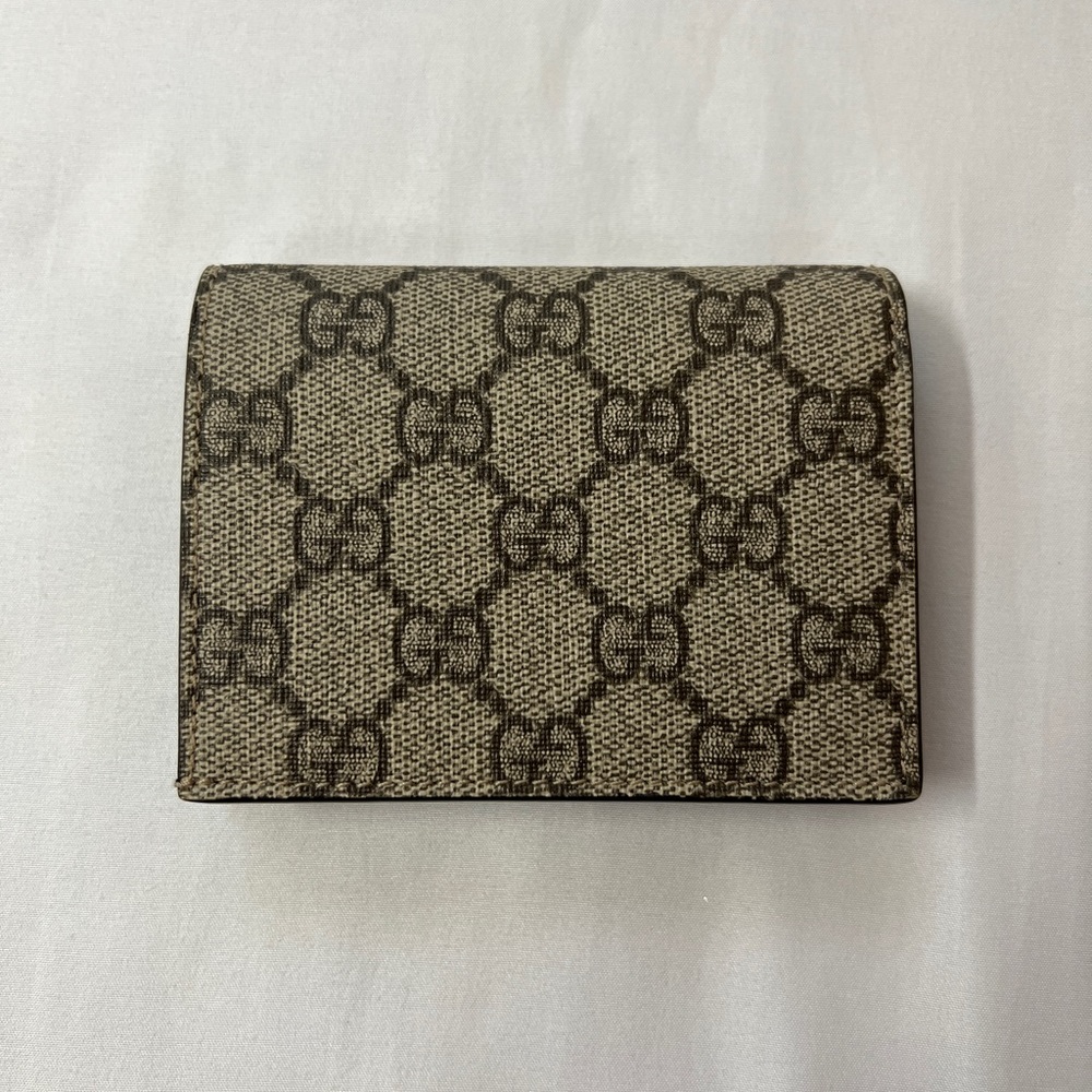 Gucci GG Supreme Monogram Card Case Wallet - Picture 3 of 10